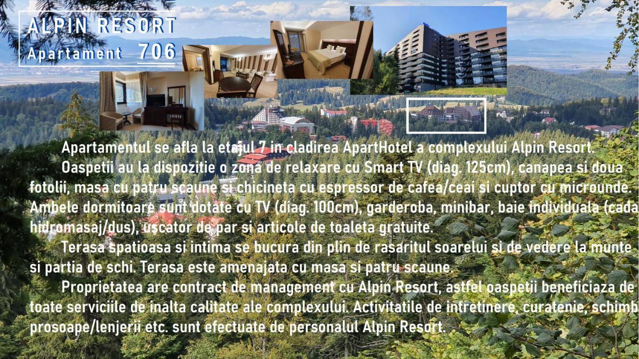 Apartament 2706 Alpin Resort, Etaj 7, Poiana Brasov Eksteriør billede